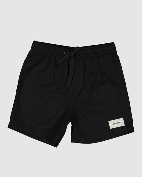 Von Zipper Salty Dogs Beach Shorts in black colourway