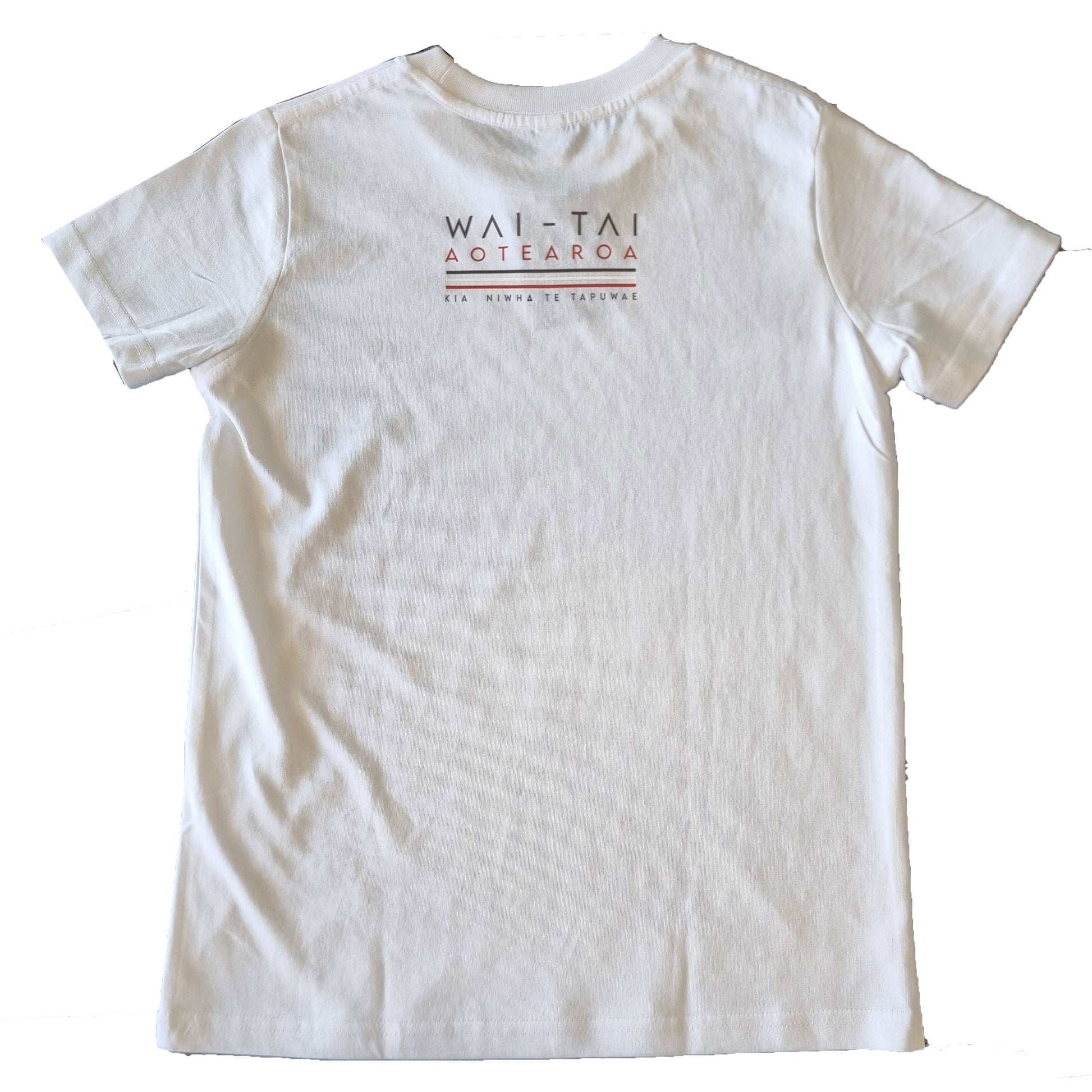 Wai-Tai Kids Tohu Tee in white from rear