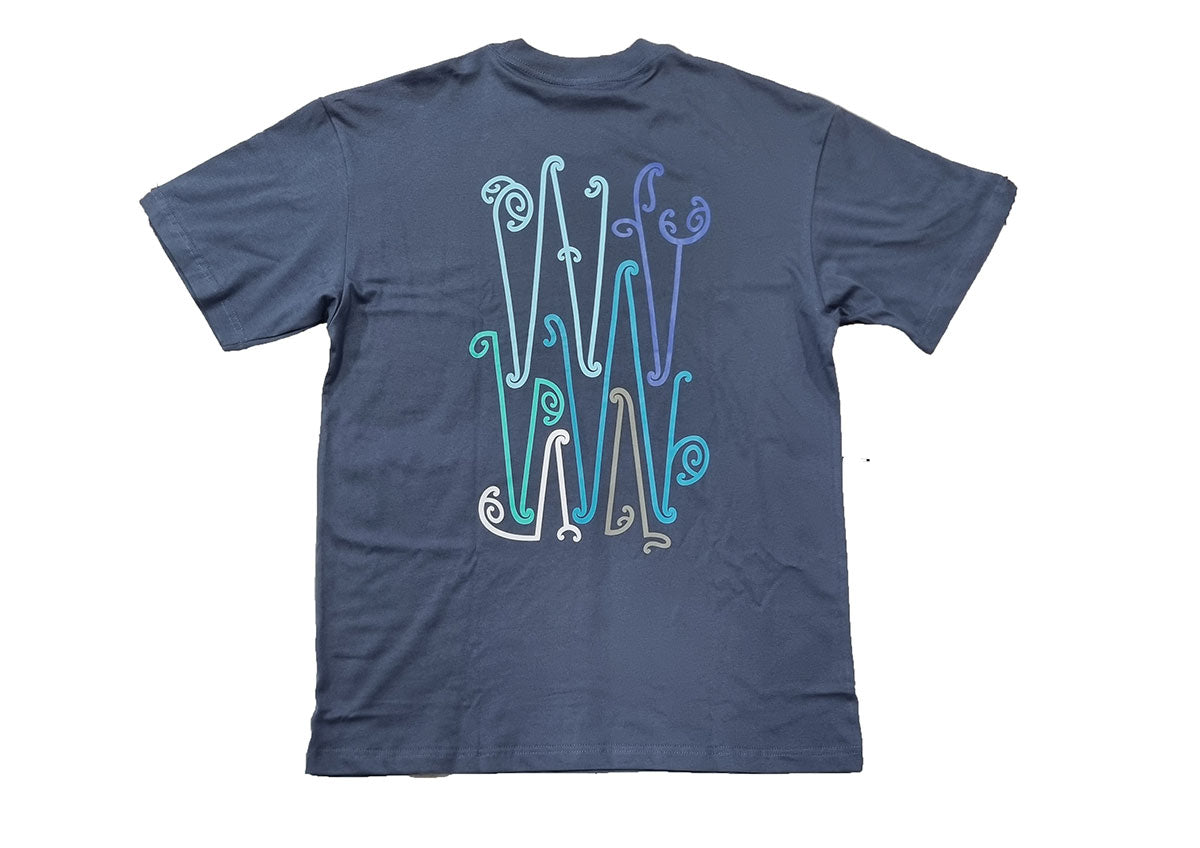 Wai-Tai Aotearoa Hihiri Unisex Tee - Makaurangi Series