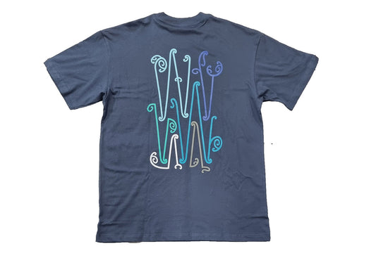 Wai-Tai Aotearoa Hihiri Unisex Tee - Makaurangi Series