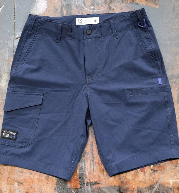 X-DMG X21 Cargo Shorts in navy from front